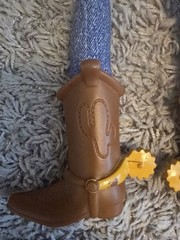 Thinkway Toy Story Lots O Laughs Woody Pull String Stomach Giggle w/Hat