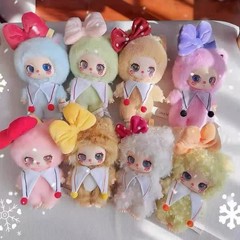 Liila Lucky Cat Series Plush Pedant Dolls Confirmed Blind Box Toys Figure Gift