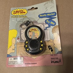 MTV’s Beavis & Butt-Head Talking Keychain Includes 6 Cool Phrases Needs Battery