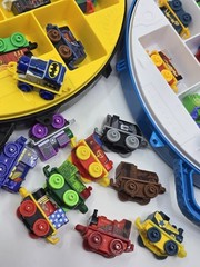 Thomas the Tank Engine DC Super Friends 2 Mini Carrying Case 45 Superhero Trains