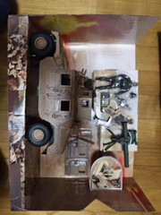 BBI Army Humvee M1114 ARMORED HUMVEE 1/18 Vehicle Apply To 3.75″ Joytoy Soldier