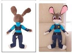 Cartoon Anime Movie Zootopia Plush Toy Fox Nick Wilde Rabbit Judy Hopps Gifts