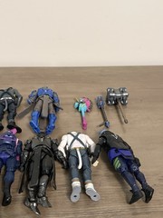 Fortnite 4” Action Figure Lot Of 9. Ice King, Meowscles, Whiplash Plus