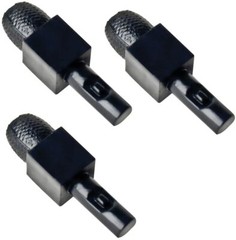 Set of 3 Plastic Toy Microphones for 6 Inch Action Figures, Dioramas, Models