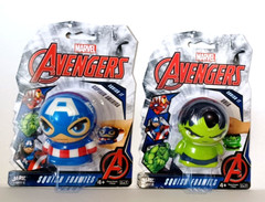 MARVEL AVENGERS-Squish Foamies-Captain America & Hulk-ages 4 and up