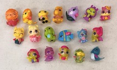 Lot Of 141 Mixed Hatchimals Colleggtibles: Purple, Gold, Silver, Green, Wings +