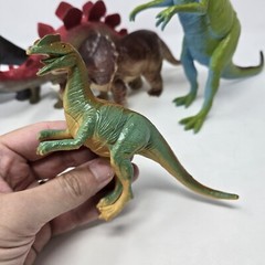 8 Vintage Dinosaur Mixed Figure Lot Multiple Sizes Species Colors Toy Plastic