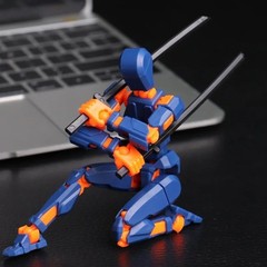 T13 Action Figure Articulated Robot Mannequin with Dog Toy Model