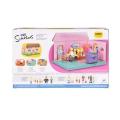 The Simpsons House Living Room Diorama Playset with Homer Figure and Accessories