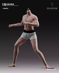 YM511M 1/6 Male Bodybuilding Action Figure Body 12in Muscle Soldier Model Figure