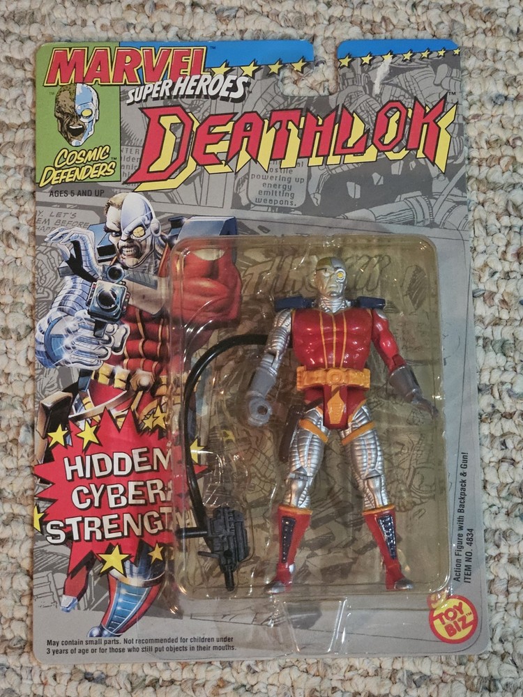 DEATHLOK 1992 Toy Biz Marvel Super Heroes Action Figure MOC NIP NM-M