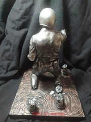 Terminator 2 Judgment Day Frozen T-1000 Silver 3D Printing Figure Statue Model