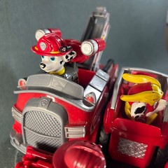 Paw Patrol Marshall Action Figure Fire Pup Truck Vehicle Lot Spin Master