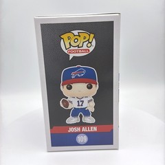 Funko Pop Josh Allen Vinyl Figure NFL Buffalo Bills 109 Blue White Excellent