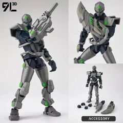 3D Printed Tech Jacket Invincible Season 4 Action Figure – 1/12 Scale