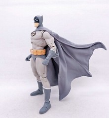 SU-MF-C-RTBAT: Grey Wired Cape for McFarlane Batman (Bat-Manga)