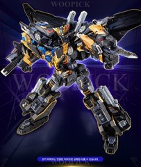 Metal Cardbot W GRAND BLUE LEON Dark Edition Blaion Blue Cop W Robot Blueleon