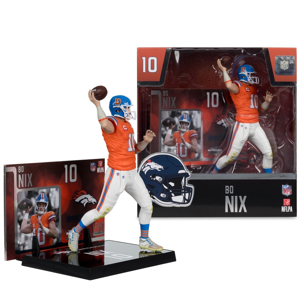 Bo Nix (Denver Broncos) (Classic Uniform) NFL 7″ Figure McFarlane