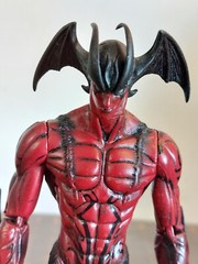 Fewture Devilman Tribal Amon Devil man Rare Figure Go Nagai 10″ Loose Red Black