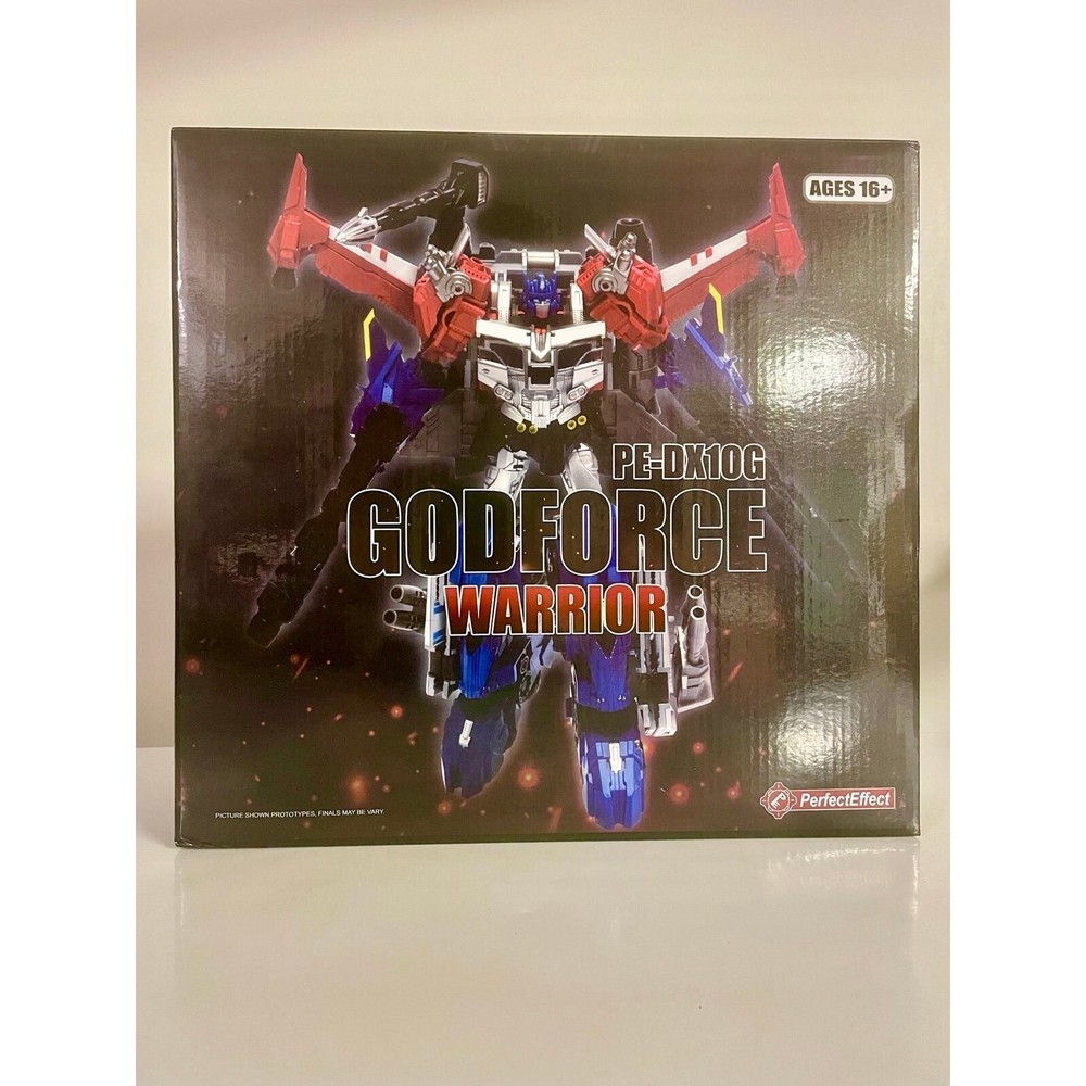 Transforming Toy Perfect Effect PE-DX10G Godforce Warrior Not God Ginrai