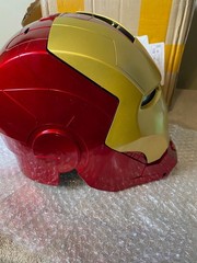 IRON MAN Helmet Wearable Helmet Mask LED Lights Collectable Prop
