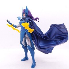 SU-C-PSY: 1/12 fabric wired blue cape for Marvel Legends Marvel Legends Psylocke