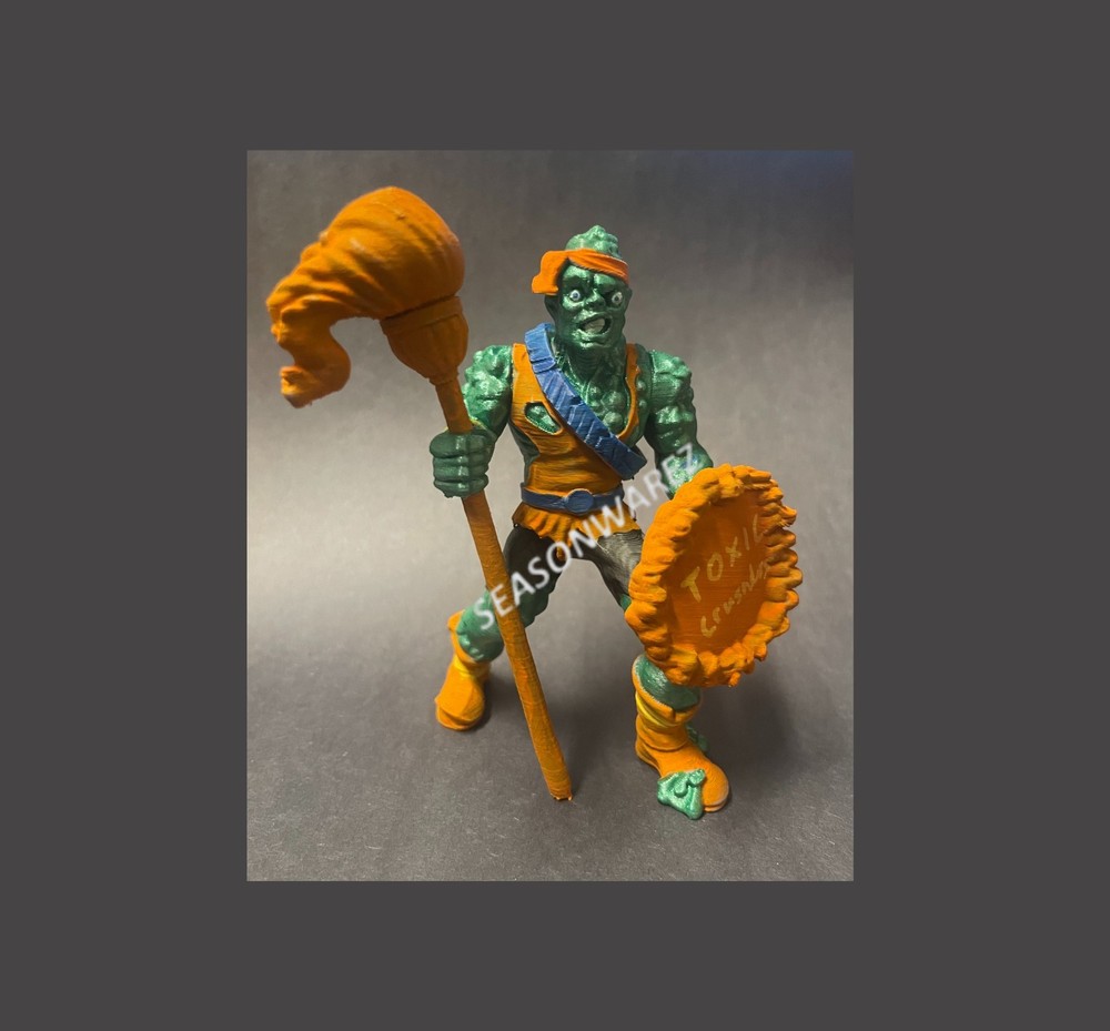 Toxic Crusaders Toxie – Hand Painted Figure FDM Printed