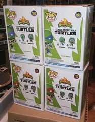 Funko Pop TMNT Leonardo Donatello Raphael Mikey 104 105 111 112 Con Exc. Vaulted