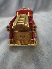 RARE Disney Pixar Cars FACTORY CUSTOM Metallic Gold Red Fire Engine Rusteze Team