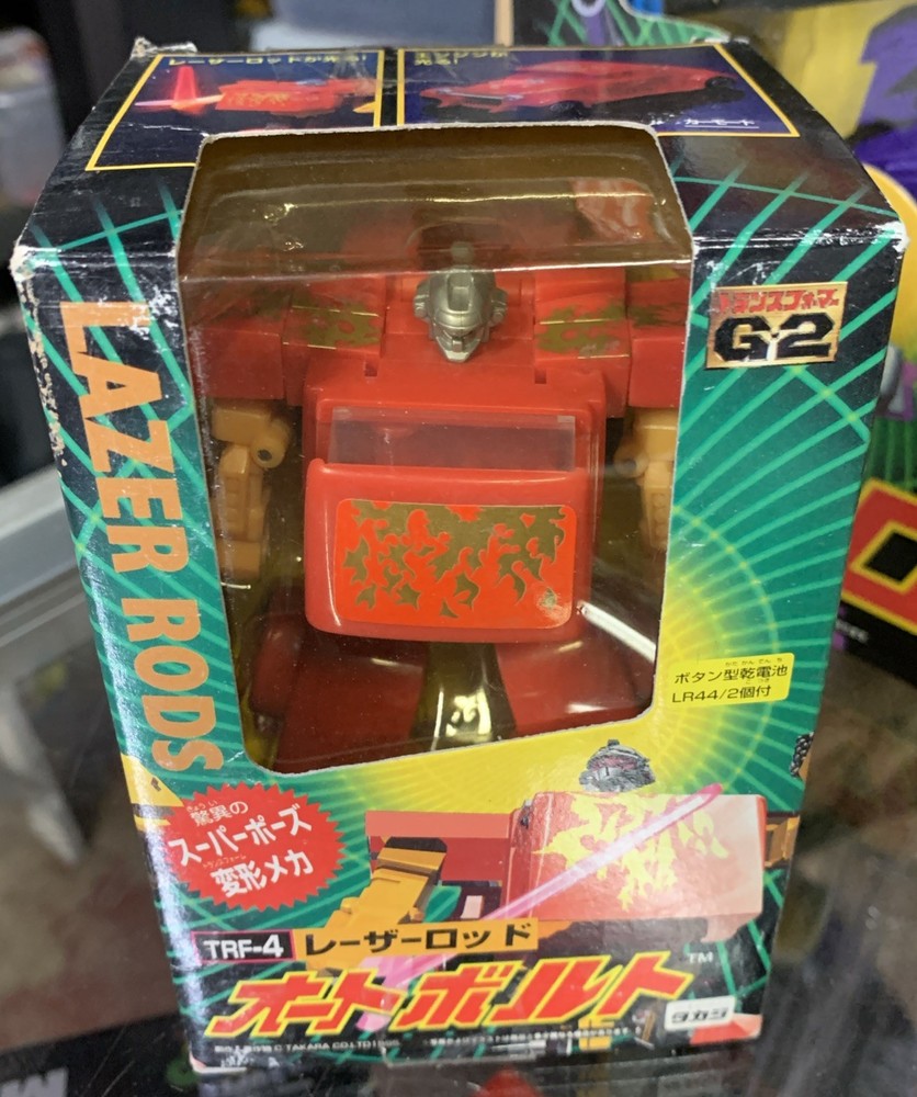 1994 vintage TRANSFORMERS G2 Laser Rod VOLT Complete TAKARA Japan Autobot Sealed