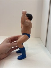 Vintage LJN WWF Superstars 1986 Andre the Giant Short Hair w/ Poster & Bio Card!