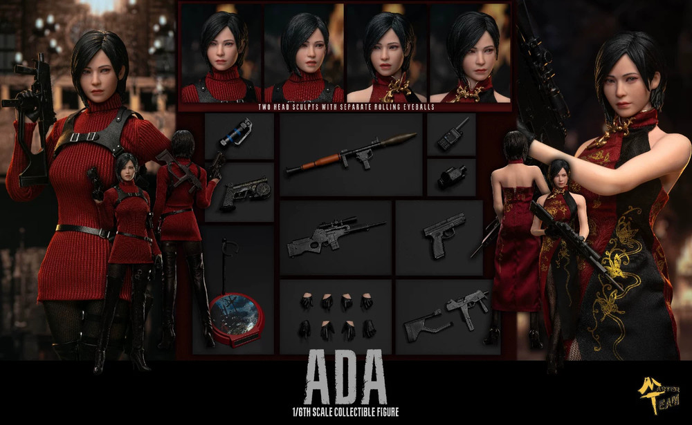 Master Team Ada Wong Resident Evil 4 1/6 Silicone Figure Body Version