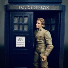 Custom 3D printed DR. Who TARDIS Police Box for 3.75 Inch (1:18) Figure Diorama