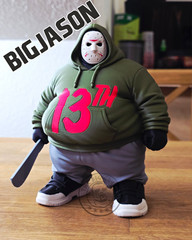 BIGJASON Friday the 13th Jason Voorhees Hoodie Action Figure w/ Machete