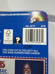 WWE Superstars LJN Jesse Ventura Exclusive Blue Card Retro SERIES 2 In Hand