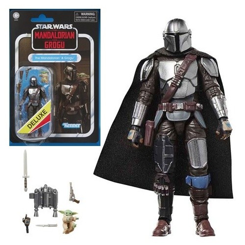 Star Wars Mandalorian & Grogu Deluxe Vintage Collection VC395 Figure *In Hand