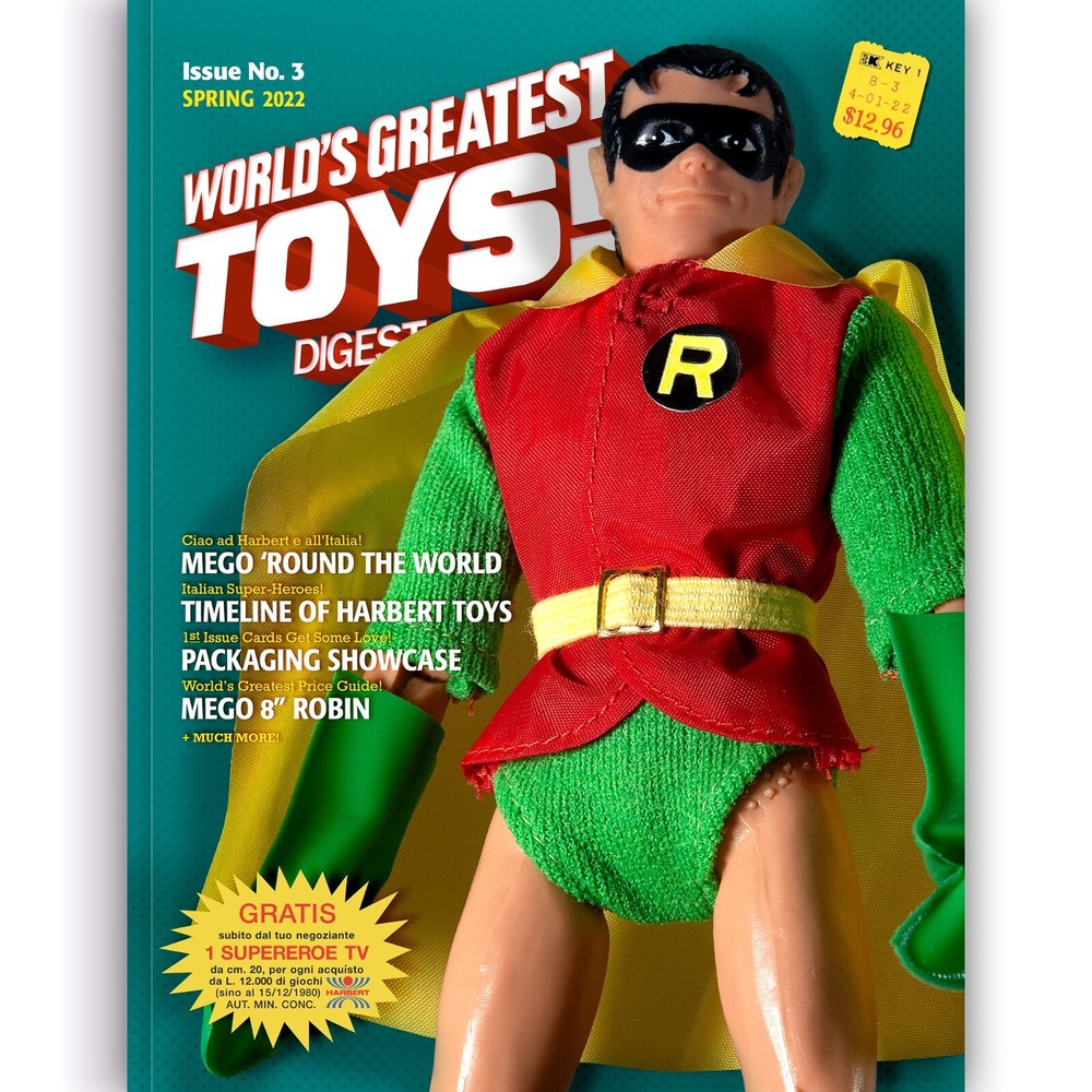 World’s Greatest Toys Digest #3: Mego WGSH, Kresge Cards, Harbert (Italy) + More