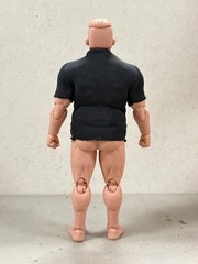 PB-MUF-SL-BLK: Black T-Shirt for 7″ WWE or Muff Toys Adam Muscle Body