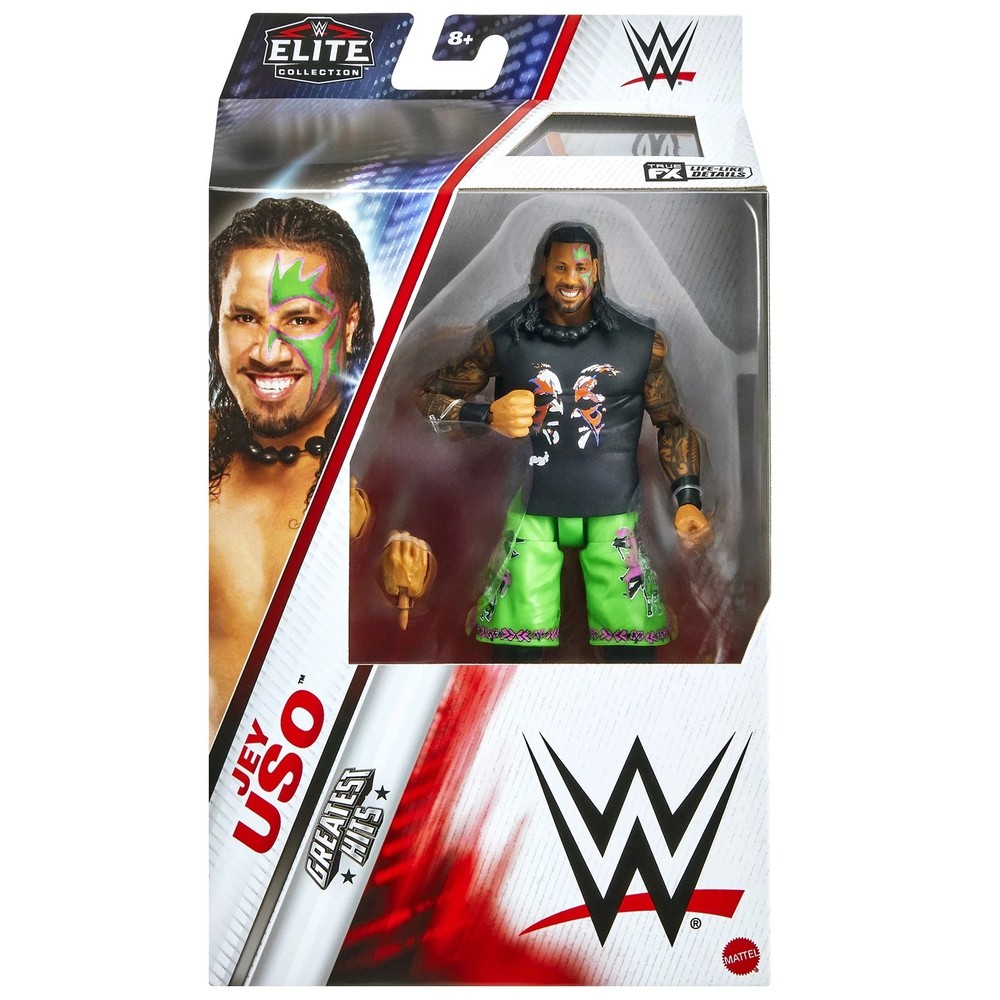Jey Uso WWE Elite Greatest Hits Action Figure PACKAGE WEAR FREE SHIPPING!