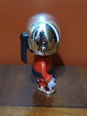 Ryan’s World Toy Ninja Robot Action Figure Silver Chrome Bonkers Toy 3”
