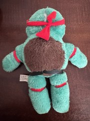 Vintage 1988 Ace Novelty TMNT Teenage Mutant Ninja Turtles Raphael 9.5” Plush