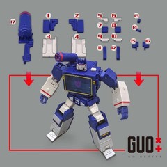 IN STOCK GO Better Filler Shoulder Cannon Upgrade Kit For SS86 Soundwave