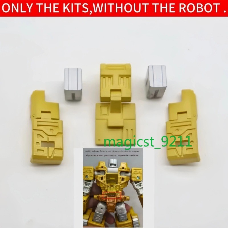 40th Retro Style Figure Complete Gap Fill Upgrade Parts Assembly Kit Gift New