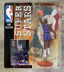 1999-2000 VINCE CARTER MATTEL NBA SUPER STARS FIGURES UPPER DECK CARD RAPTORS