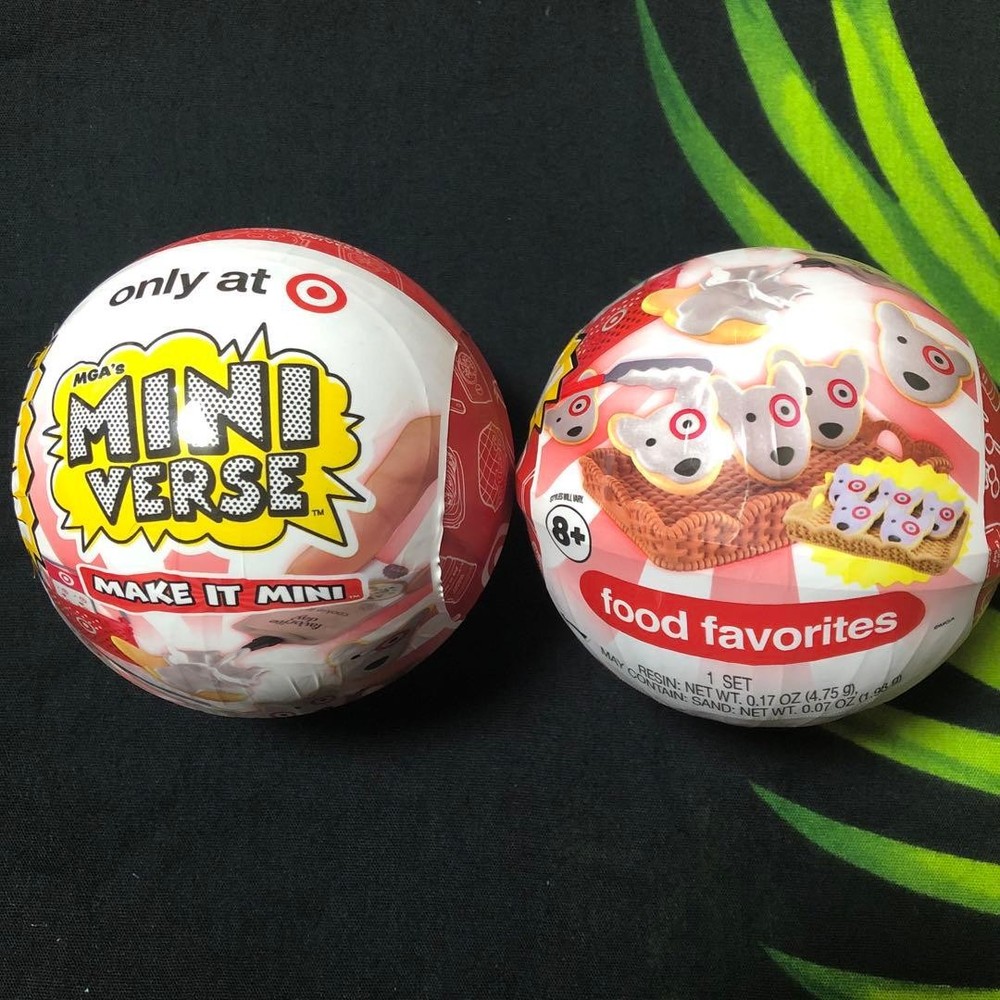 MGA Miniverse Target Food (2 pieces) not available in Japan TARGET MAKE IT MINI
