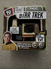 Tiny TV Classics Star Trek Collectible TV with Real Working Remote NEW SEALED