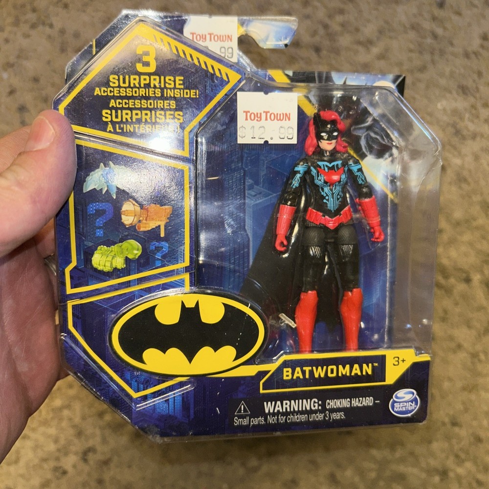 DC COMICS SPIN MASTER 2021 TECH WAVE BATWOMAN FIGURE 3.75″ NIP* – Read Desc.