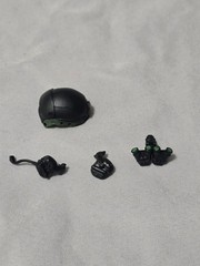 Valaverse Action Force Sidewinder Helmet + Night Vision + Headset Custom Fodder
