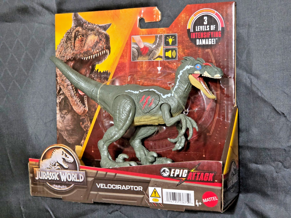 Jurassic World / Epic Attack / Velociraptor / Jurassic Park 3 / Mattel / 2022