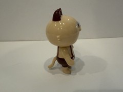 Nekotaro by T9G – 4 In – Tan Cat With Brown Overalls – With Header